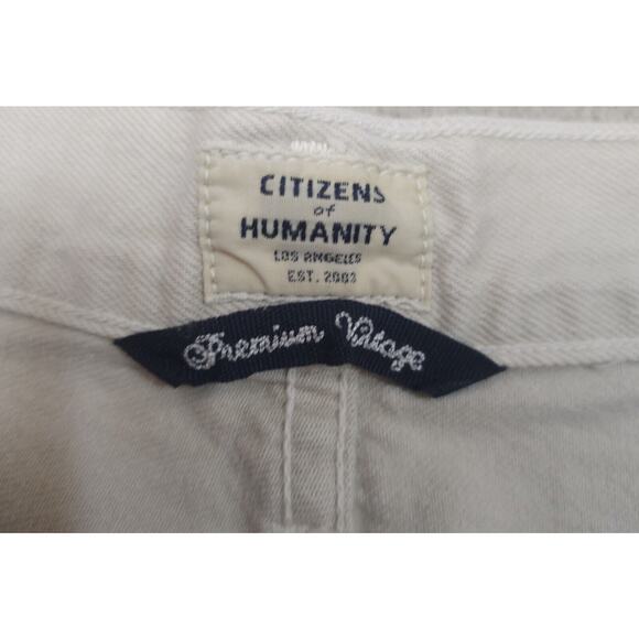 Citizens Of Humanity Womens Premium VTG Annabelle Button Fly Cut Off Short 30 - Picture 7 of 8